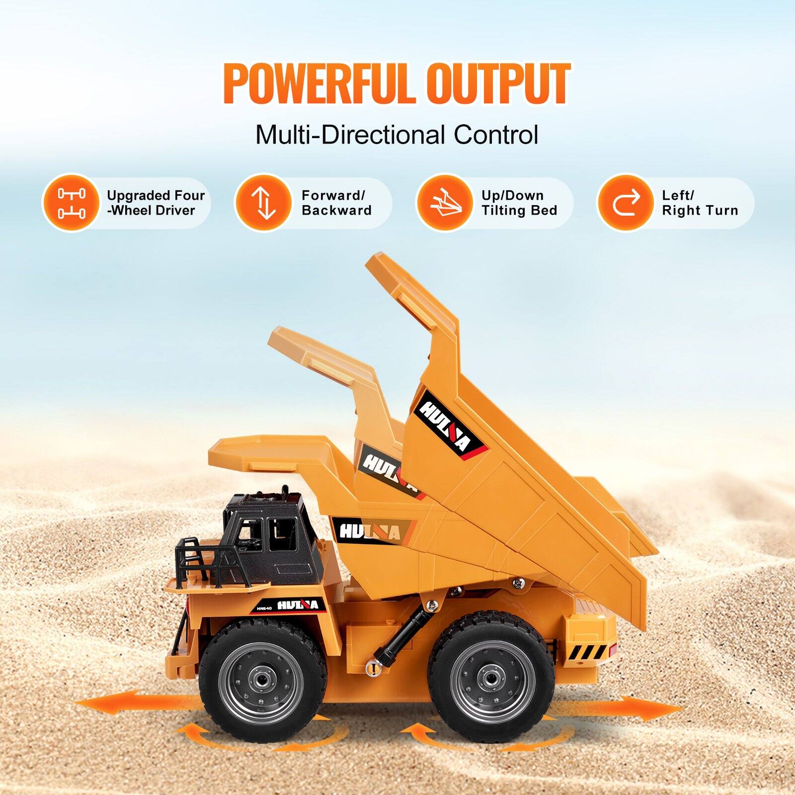 その他 Rc dump Amazon.com: Mighty 9-Channel RC Dump Truck Toy | 1:18 Scale All