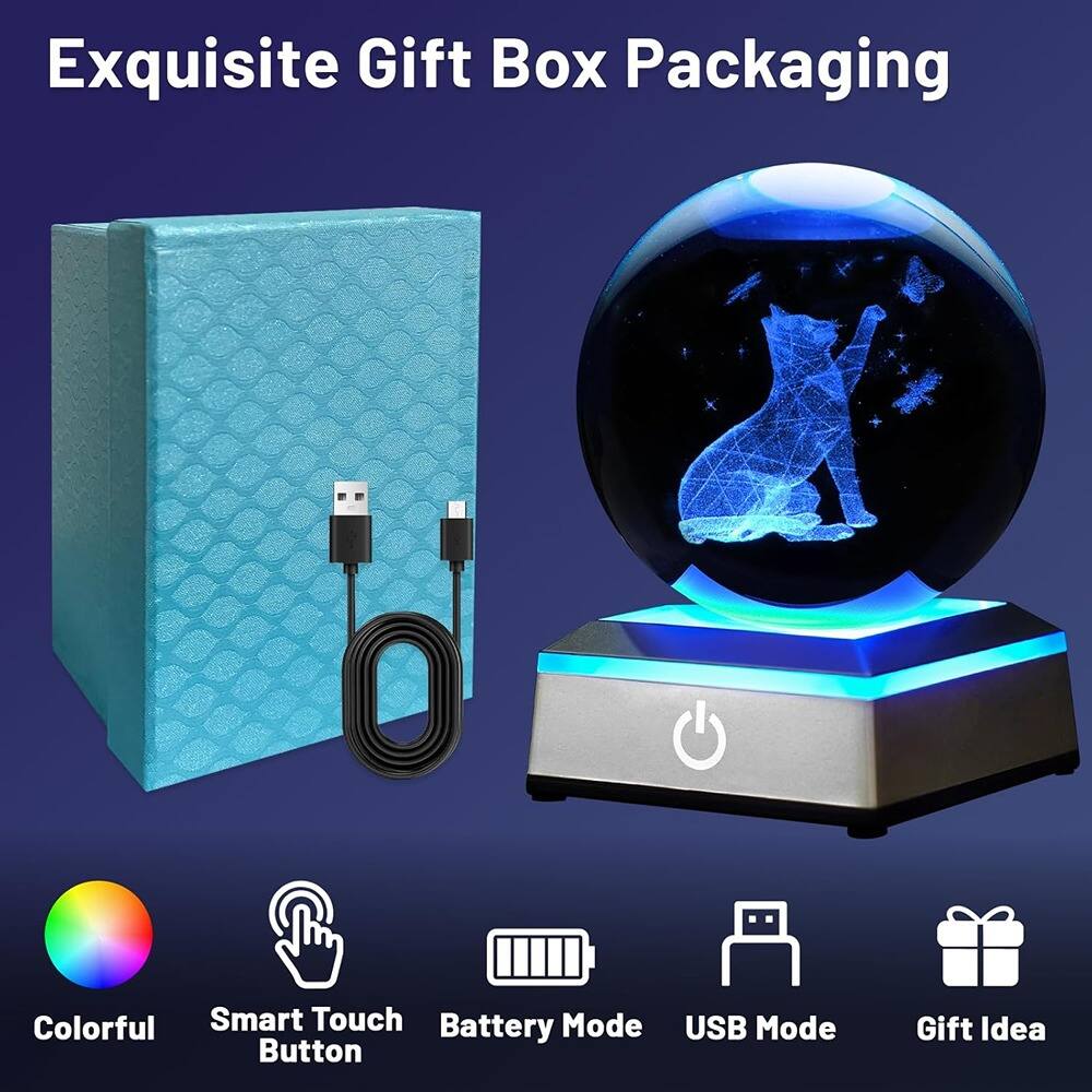 Exquisite Gift Box Packaging

Colorful  
Smart Touch Button  
Battery Mode  
USB Mode  
Gift Idea