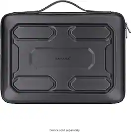 SaharaCase - Raider Series Water Resistant Sleeve fits up to 14" laptop - Scorpion Black