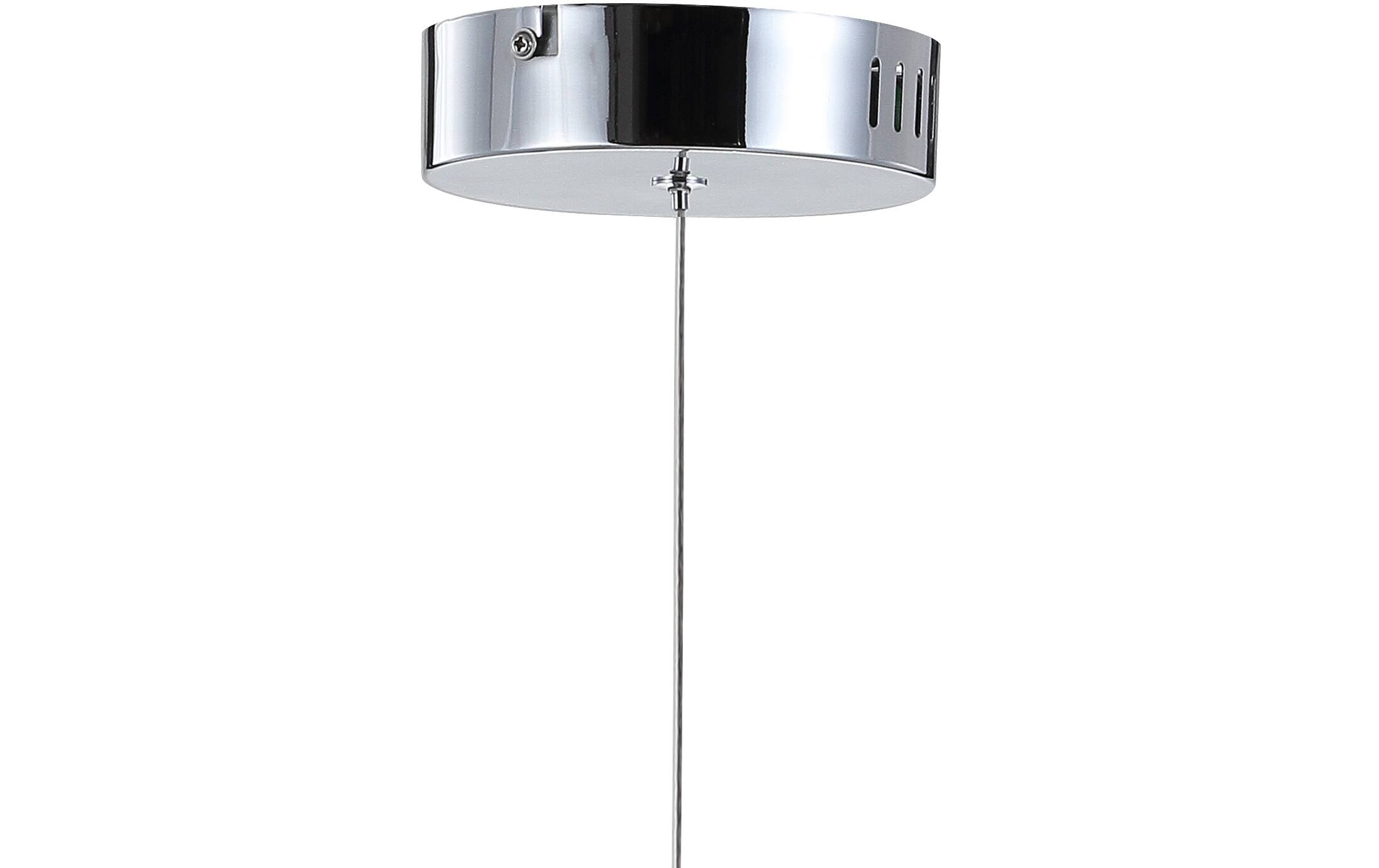 Alt View 5. Jonathan Y - Orion 5.5" Adjustable Modern Integrated 1-Light Cluster LED Metal Pendant, Chrome - Chrome.