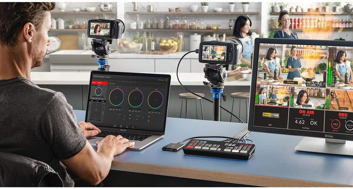 Blackmagic Design ATEM Mini Pro HDMI Live Stream Switcher Black