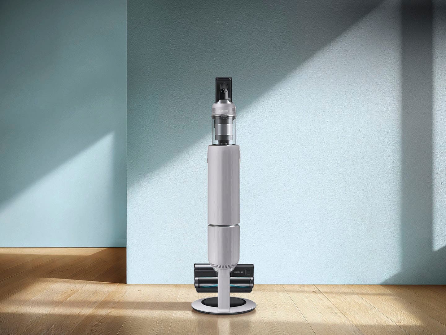 Alt View 14. Samsung - Bespoke AI Jet Lite Cordless Stick Vacuum with All-in-One Clean Station - Pebble Gray.
