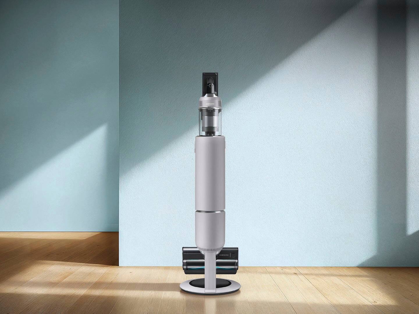 Alt View 14. Samsung - Bespoke AI Jet Lite Cordless Stick Vacuum with All-in-One Clean Station - Pebble Gray.