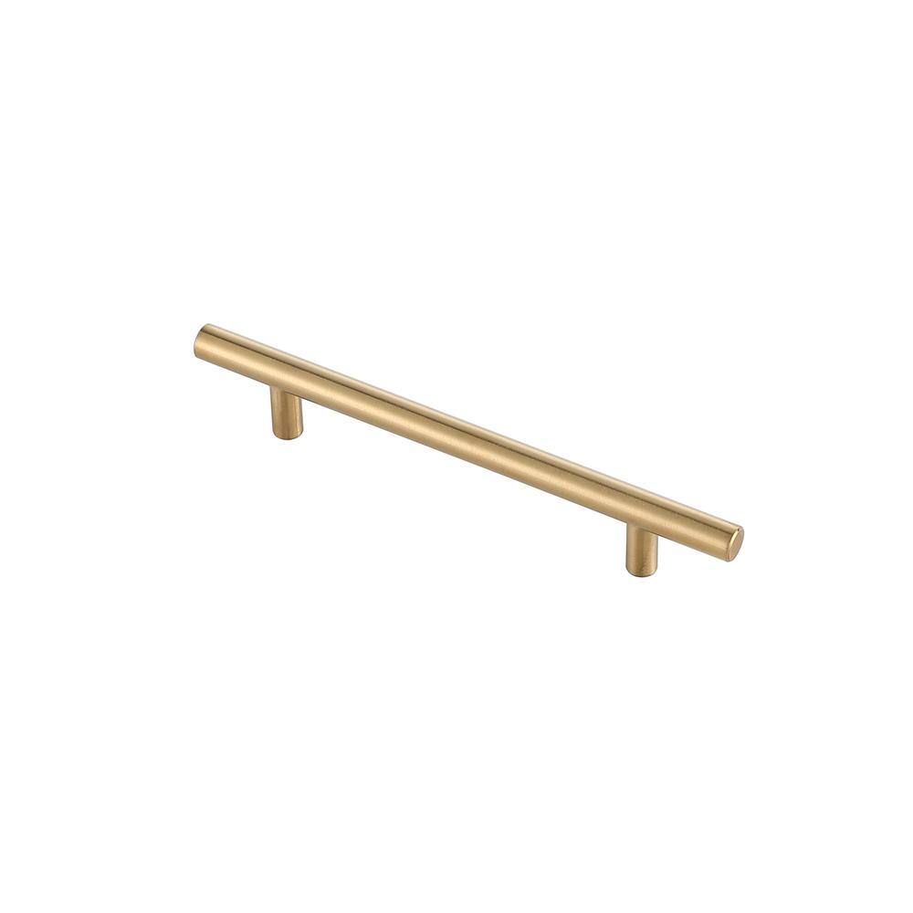 Back. Elegant Decor - Quinn 5" Center to Center Brass Bar Pull Multipack (set of 10) - Brass.
