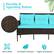 Durable & Appealing Rattan
Well-Crafted
All-Weather Resistant
Elegant and Natural