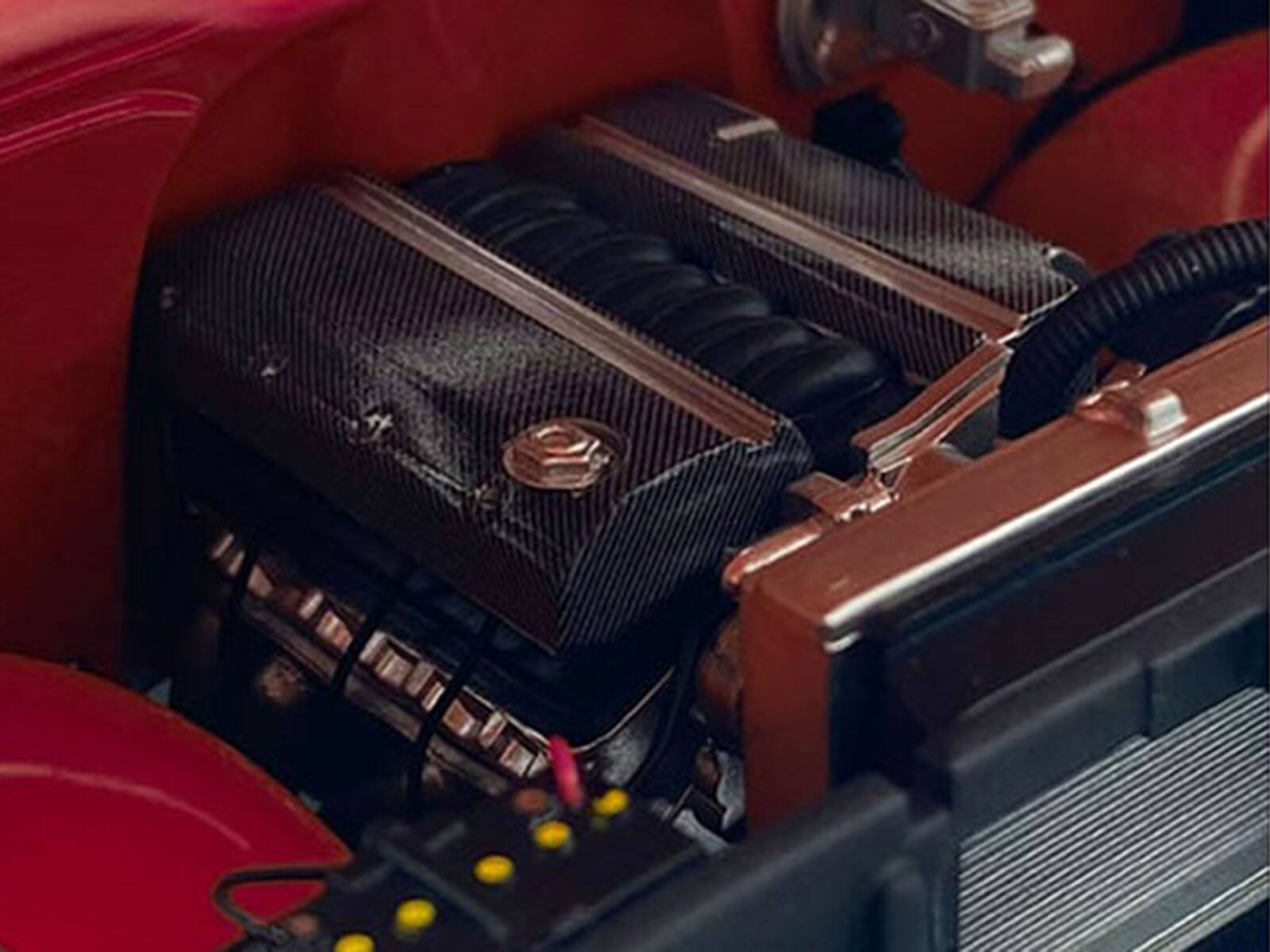 Alt View 1. ACME - LS3 Engine & Transmission Replica from "1967 Chevrolet C-10 Custom" 1/18 Model by ACME.
