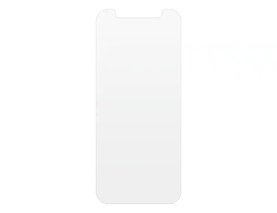 Front. AT&T - AT&T Tempered Glass Antimicrobial Screen Protector for iPhone 12 mini - Clear.