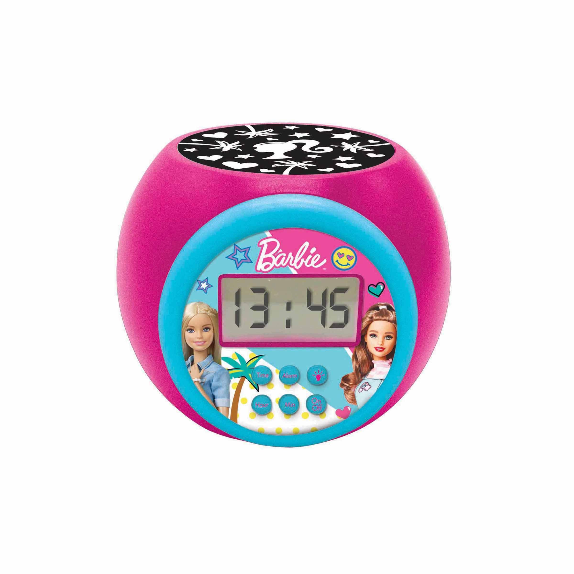 Lexibook - Barbie Projector Alarm Clock with Timer - Pink
