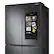 Alt View 12. Samsung - 23 cu. ft. 4-Door Flex Counter Depth Smart Refrigerator with Family Hub - Black Stainless Steel.