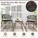 High-Quality Mix Brown PE Rattan Well-Woven Anti-Fading Built-to-Last Appealing