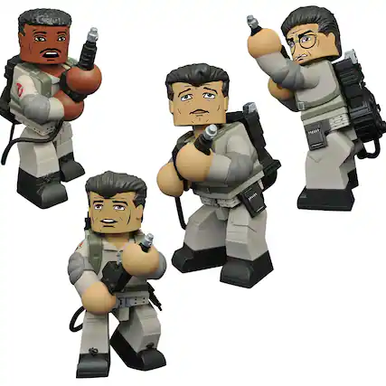 Front. Toynk - Ghostbusters 4" Minimate Vinyl Figure Set Of 4.