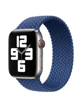Apple - Watch Braided Solo Loop 44mm - Size 11 - Blue