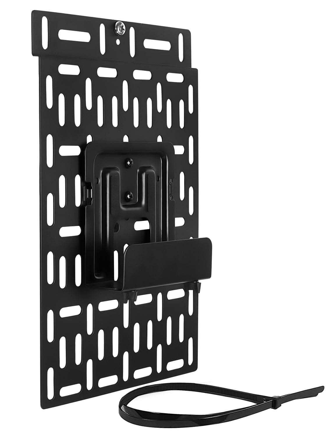 Angle. Mount-It! - Adjustable Streaming Device TV Mount for Roku, Fire TV, Apple TV & Media Players - Black.