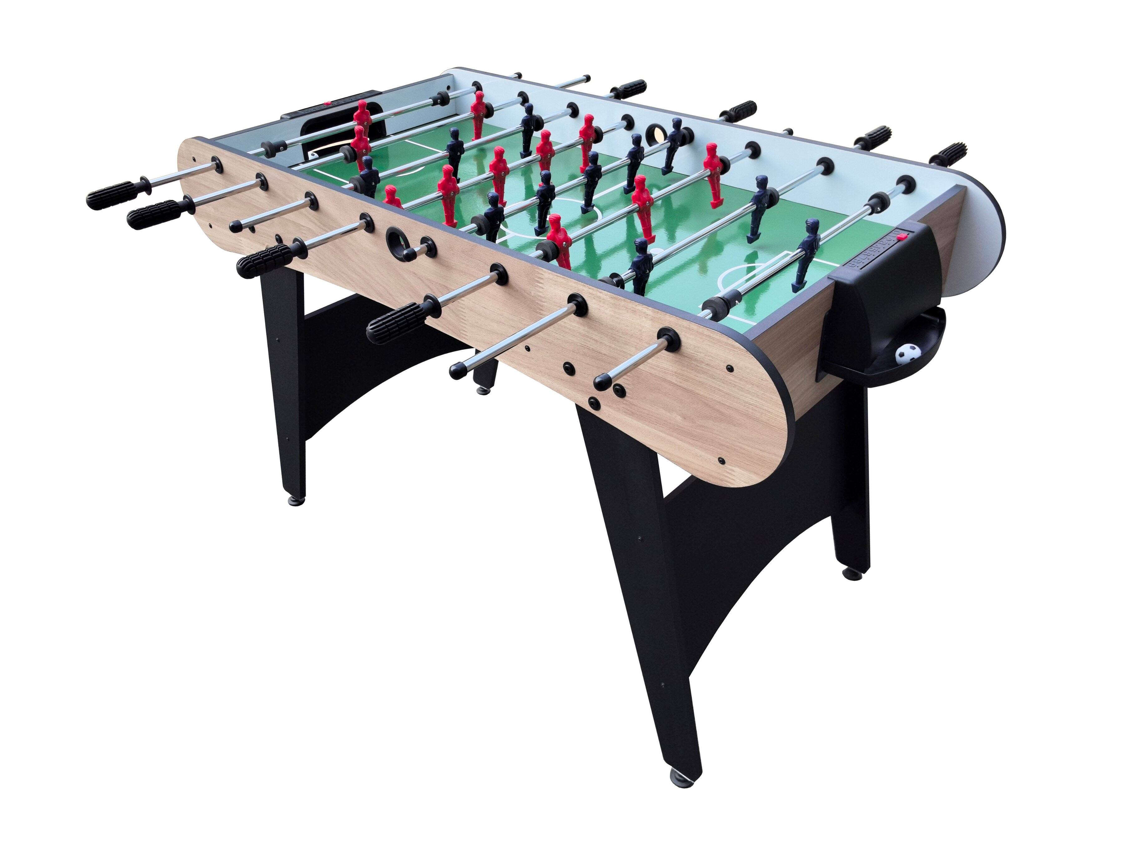 Left. ELEMENT ACE - 4ft Foosball Table for Family Game Room - Durable Construction & Easy Assembly - Wood.