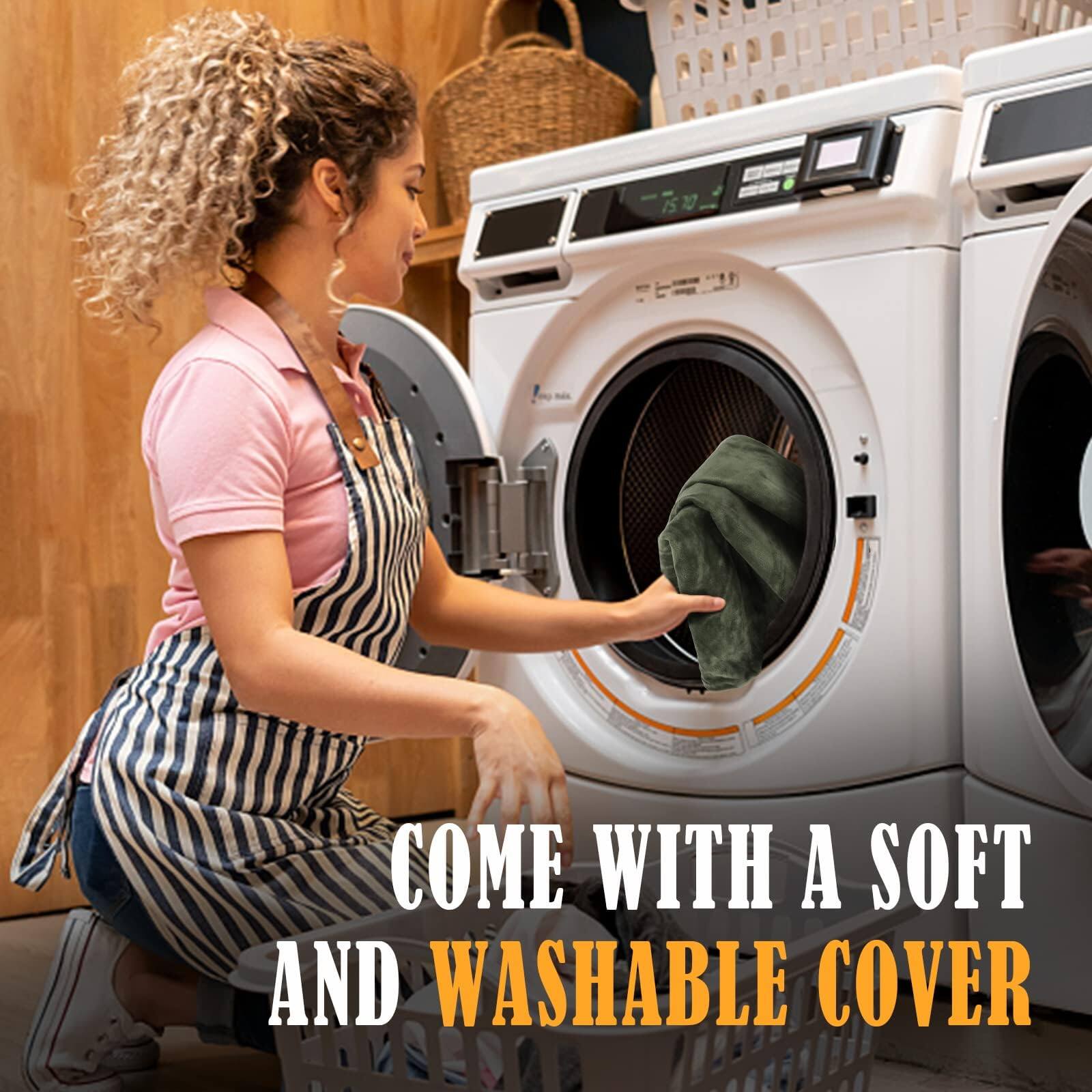 COME WITH A SOFT AND WASHABLE COVER
