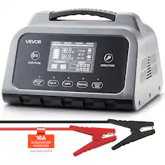 VEVOR
START/PAUSE
CHARGING
MAINTAIN
DE-SULFATION
BATTERY TYPE
VOLTS
AMPS
MAINTAIN
SUPPLY MODE
88.8 V
88.8 A
BATTERY TYPE: Lead-acid/LiFePO4
VOLTS: 6V/12V/24V/36V/48V/60V/72V
AMPS: 16A
DE-SULFATION
16A
6V/12V/24V/36V
48V/60V/72V
Lead-acid/LiFePO4