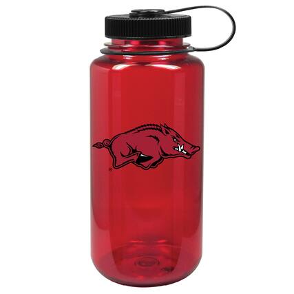 Front. Nordic Company - Cardinal Arkansas Razorbacks 32oz. Nalgene Sustainable Wide Mouth Water Bottle - Crimson.