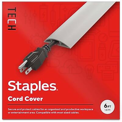 TECH Staples
Cord Cover
Secure and protect cables for an organized and productive workspace or entertainment area. Compatible with most sized cables.
6FT
1.8M