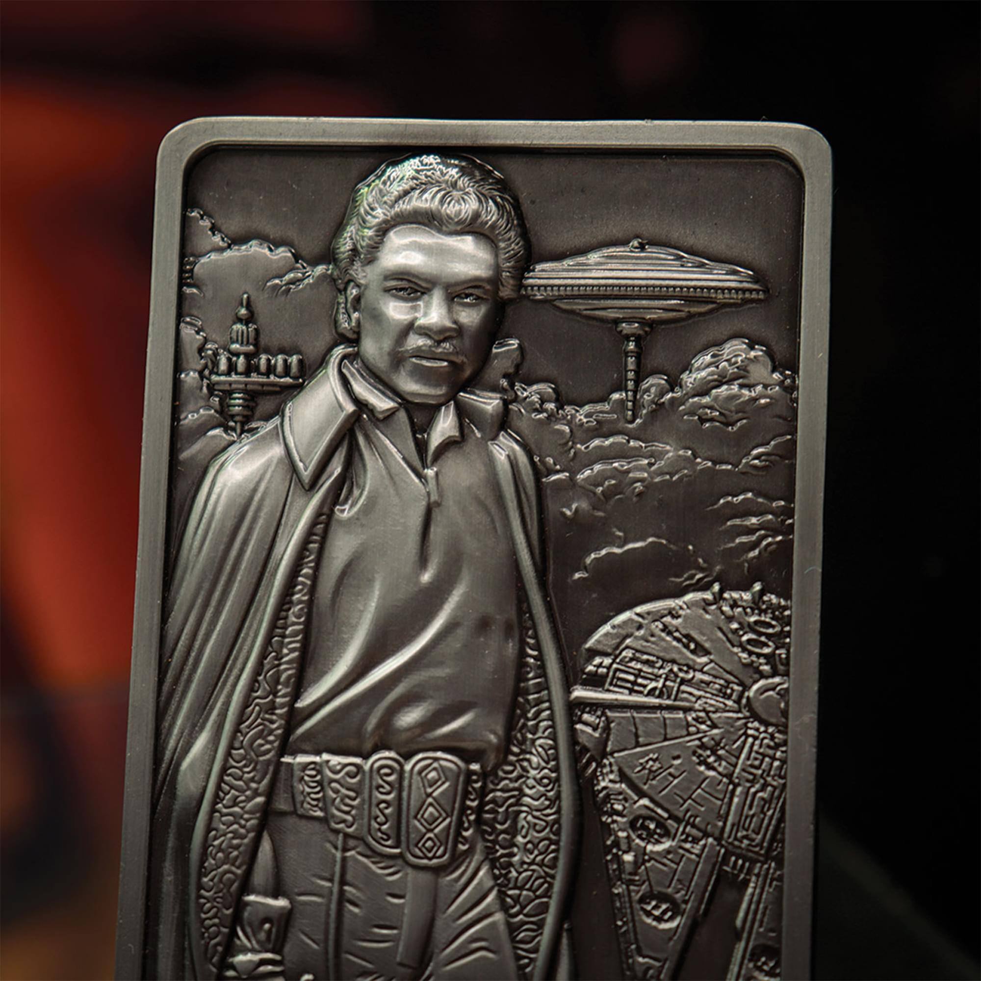 Alt View 4. Star Wars - Star Wars Lando Calrissian Metal Replica Ingot - Silver.