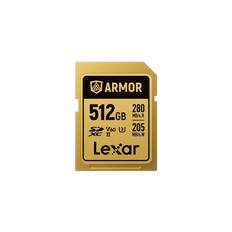 ARMOR 512GB 280 MB/s R, 205 MB/s W, Lexar V60 XC II