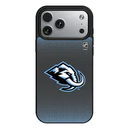 Keyscaper - NHL - Utah Mammoth Linen iPhone Magnetic Bump Case - 15 - Black