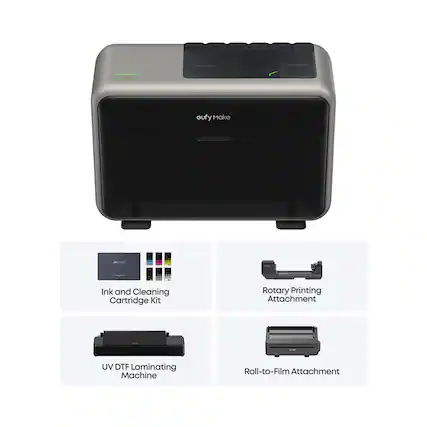 C
M
Y
K
w
O
- CHRECOMICS
.........
Gufy Make
rooCal
SPORT
Ink and Cleaning Cartridge Kit
Rotary Printing Attachment
UV DTF Laminating Machine
Roll-to-Film Attachment