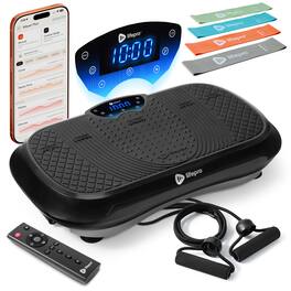 LifePro - Waver Plus Vibration Plate Exercise Machine, 99 Speeds, 200W Motor, App Control, 10 Programs, 330 lb Capacity - Black