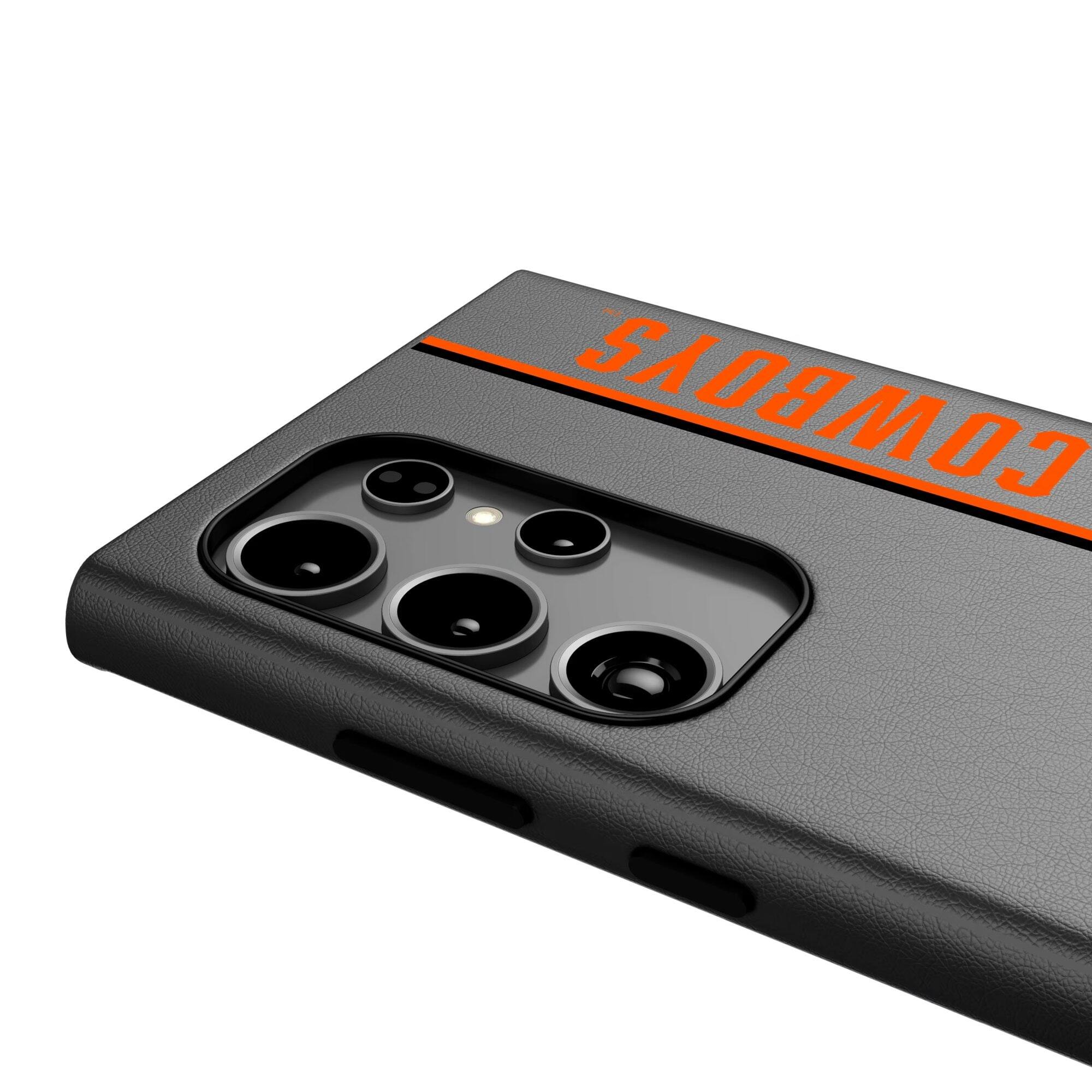 Alt View 2. Keyscaper - Oklahoma State Cowboys Galaxy Magnetic Bump Case - S24 - Black.