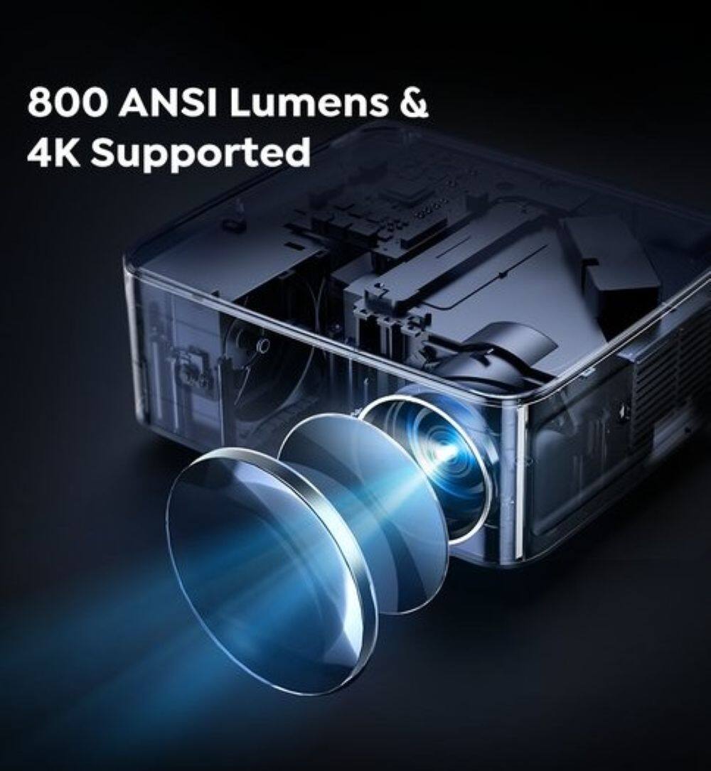 800 ANSI Lumens & 4K Supported