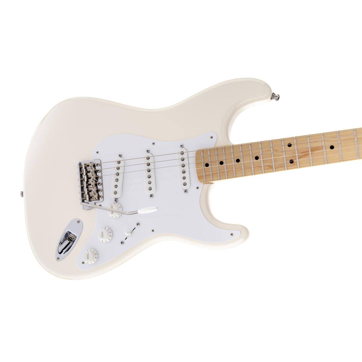 Alt View 3. Fender - Fender Jimmie Vaughan Tex-Mex Stratocaster Electric Guitar, Olympic White.