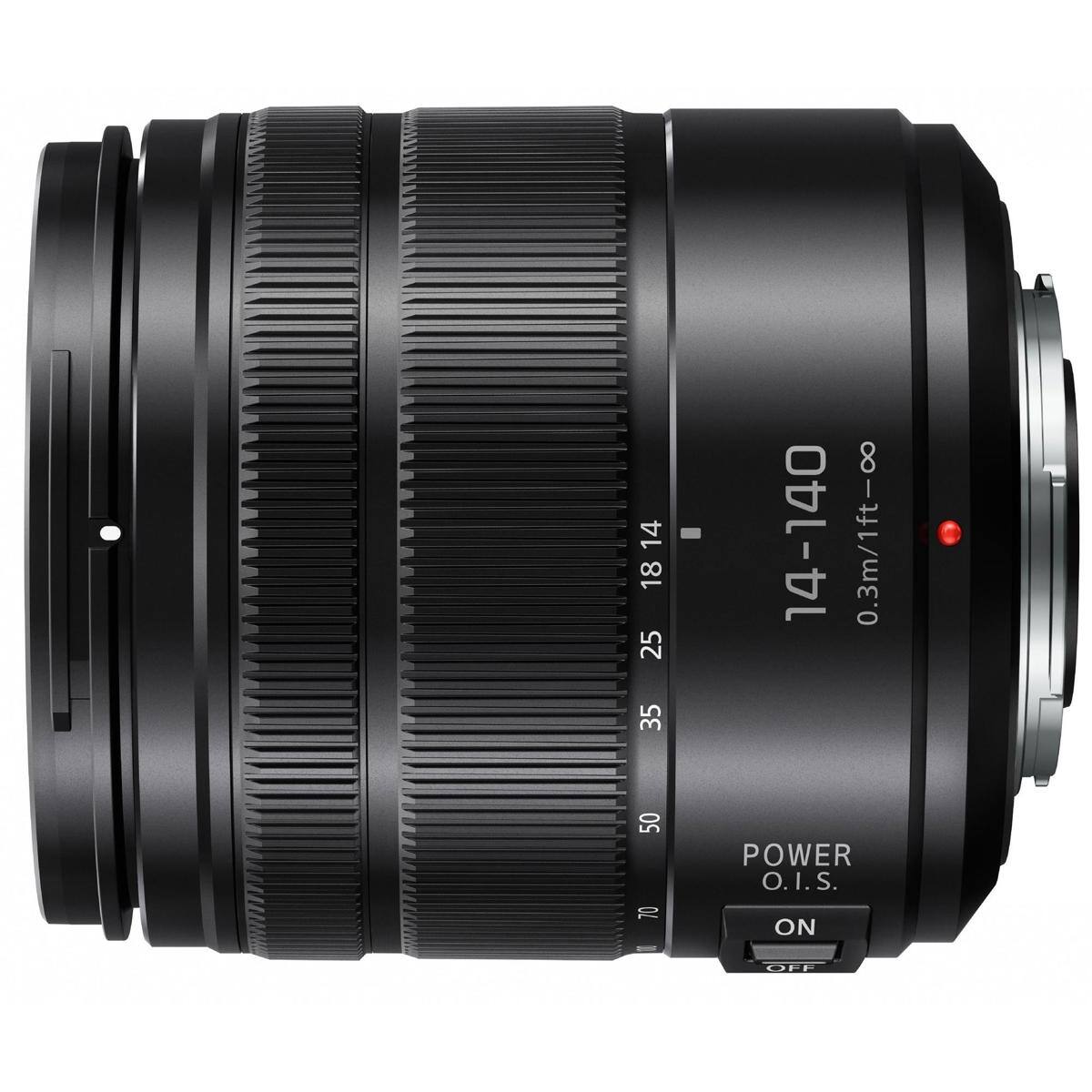 14-140  
0.3m/1ft-∞  
POWER O.I.S.  
ON  
OFF