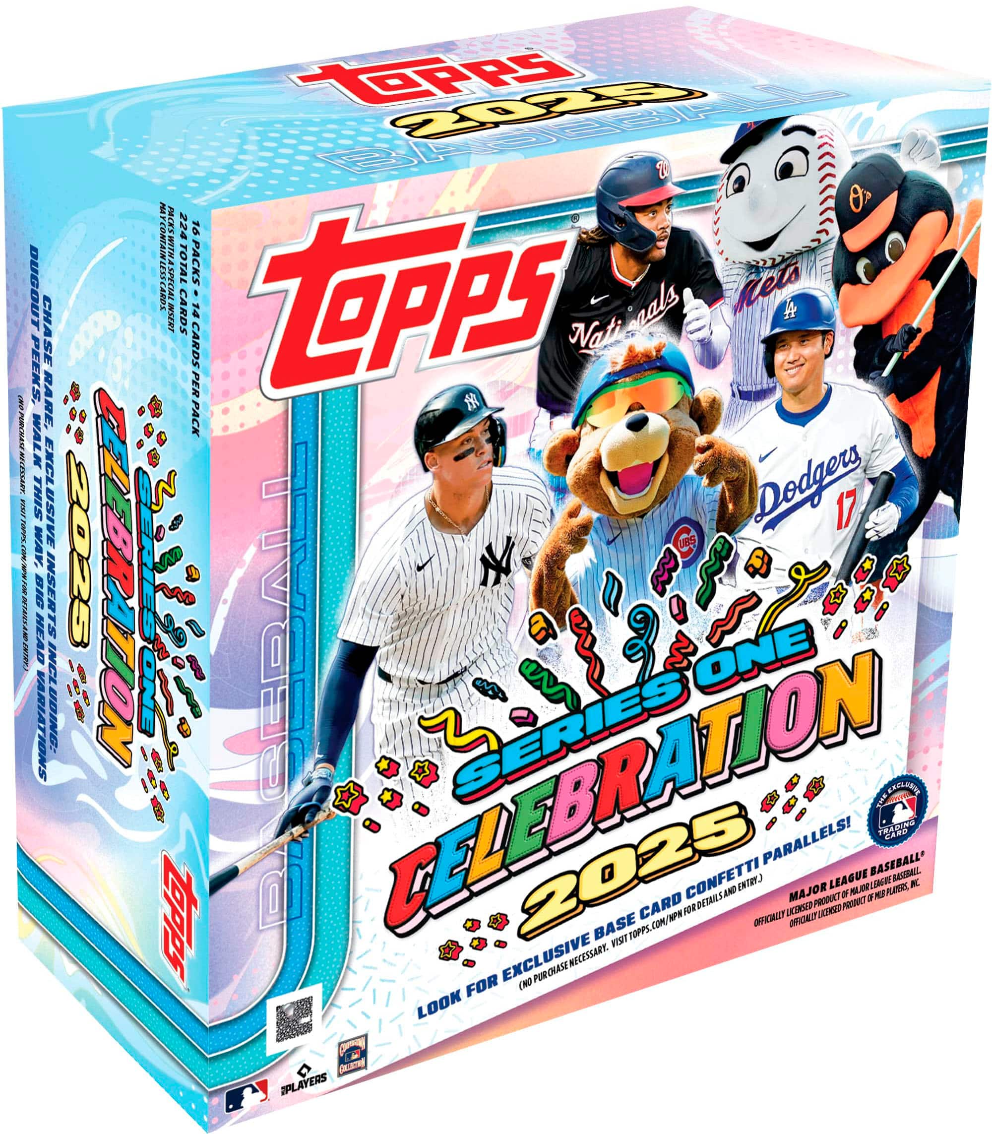 2025 Topps Series 1 Baseball Celebration Mega Box - Front_Zoom