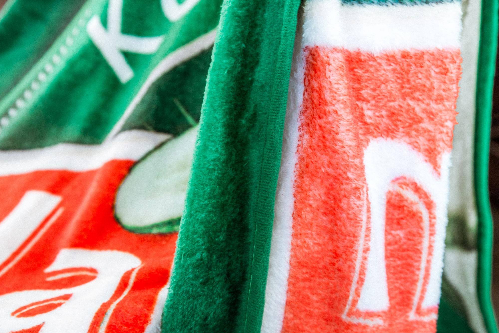 Alt View 2. Toynk - Claussen Kosher Dill Pickles Fleece Throw Blanket | 45 x 60 Inches - Green.