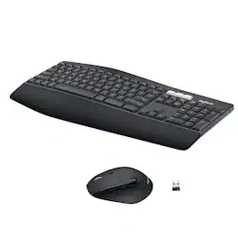 Logitech - Refurbished Excellent - MK850 Wireless Keyboard & Mouse Combo, Bluetooth & USB, Multi-Device, Ergonomic - Graphite