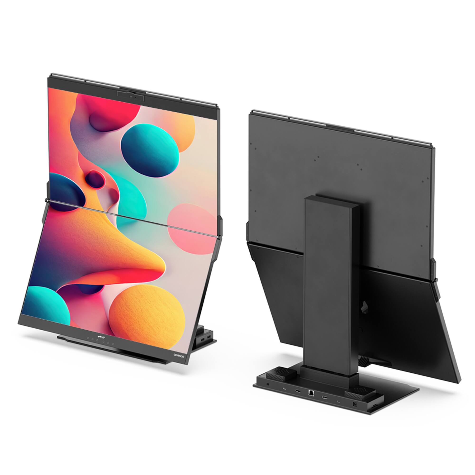 Alt View 13. Mobile Pixels - Geminos 24" LED Dual-Screen Monitor.