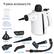 9-piece accessory kit measuring cup ironing brush cloth window squeegee funnel jet straight nozzle ironing brush nylon brush bent nozzle extension hose
