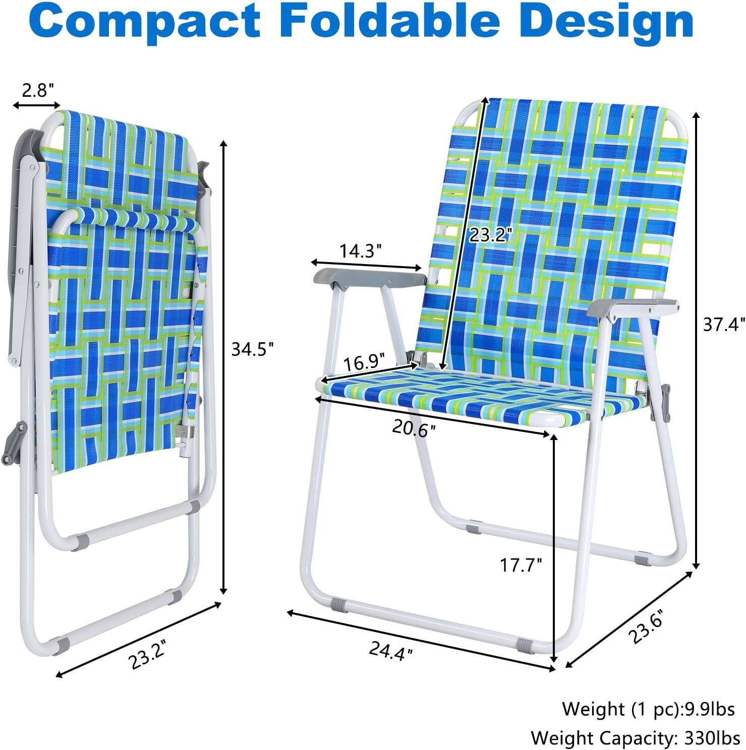 Compact Foldable Design

- 2.8"
- 14.3"
- 23.2"
- 34.5"
- 16.9"
- 37.4"
- 20.6"
- 17.7"
- 23.2"
- 24.4"
- 23.6"

Weight (1 pc): 9.9lbs

Weight Capacity: 330lbs
