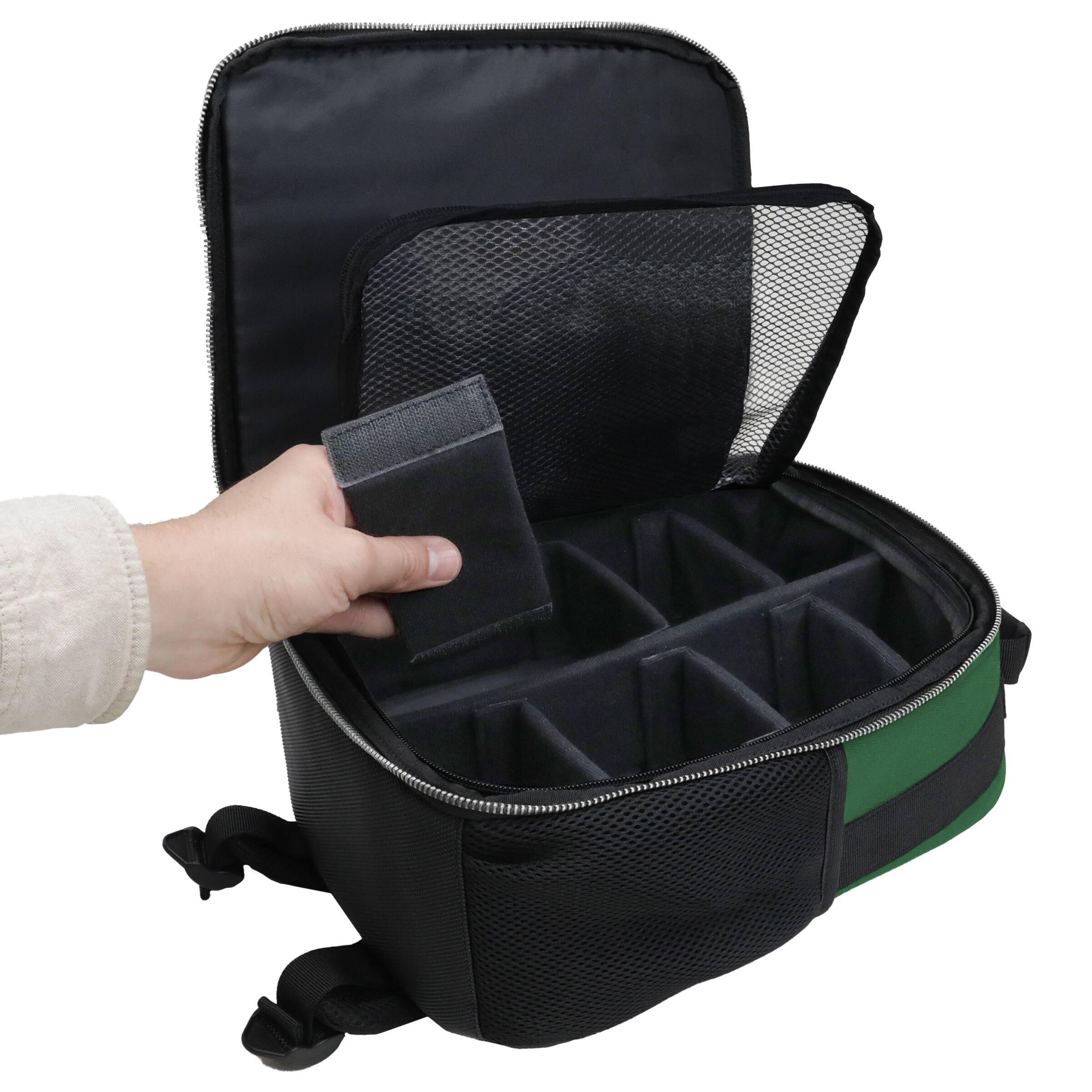 Alt View 5. ENHANCE - ENHANCE Collector's Edition Small MTG Backpack for Deck Boxes (Dragon Green) - Dragon Green.