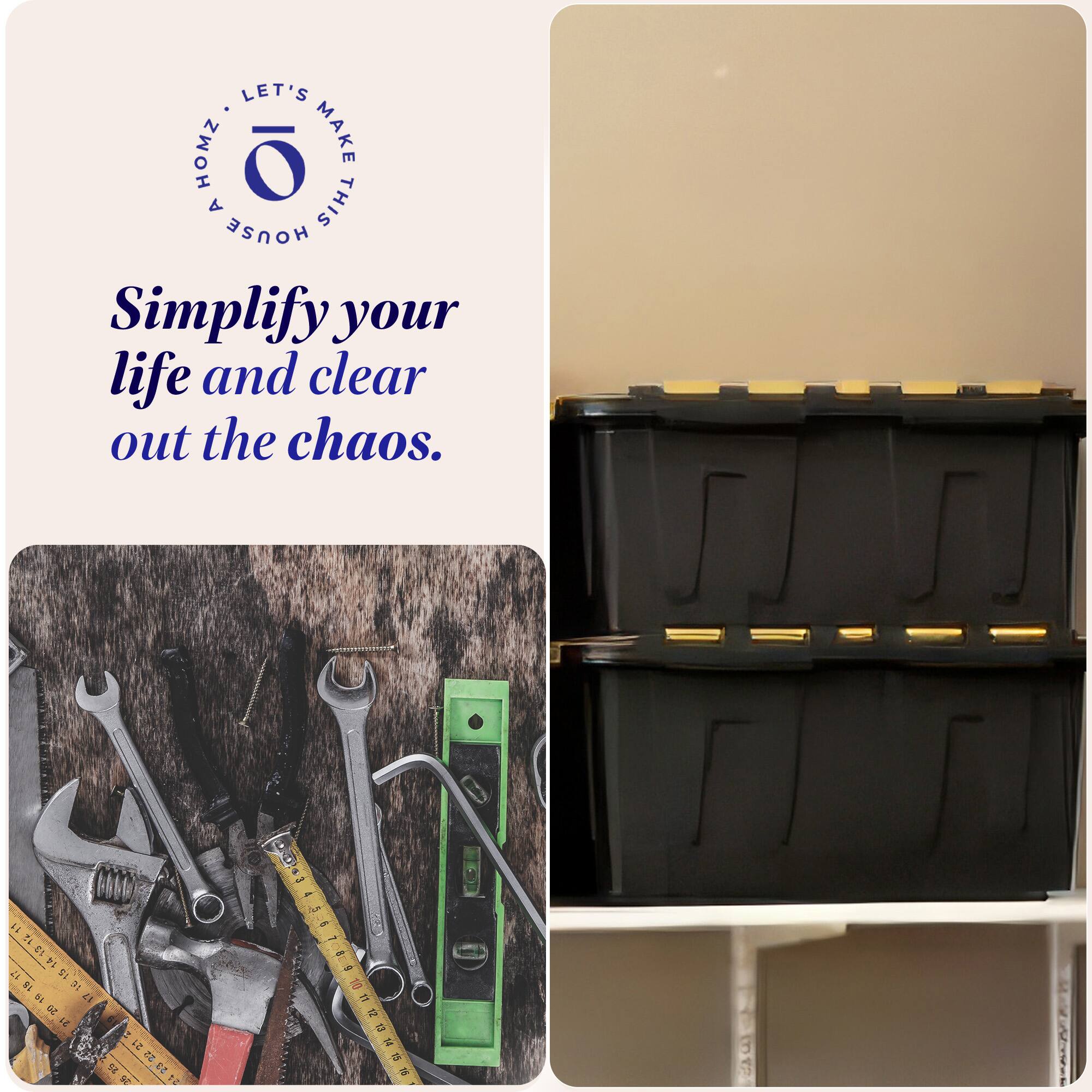 LET'S HOMZ. MAKE THIS HOUSE

Simplify your life and clear out the chaos.