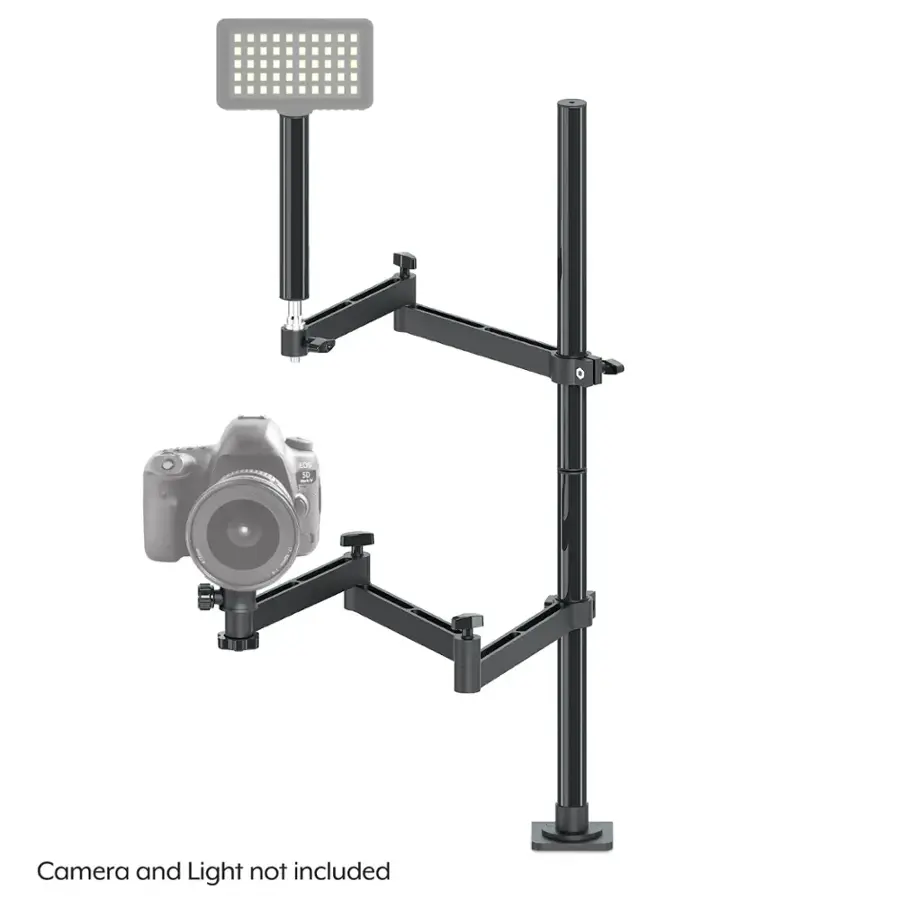 Alt View 19. Bower - Camera Desk Mount Stand - Black.