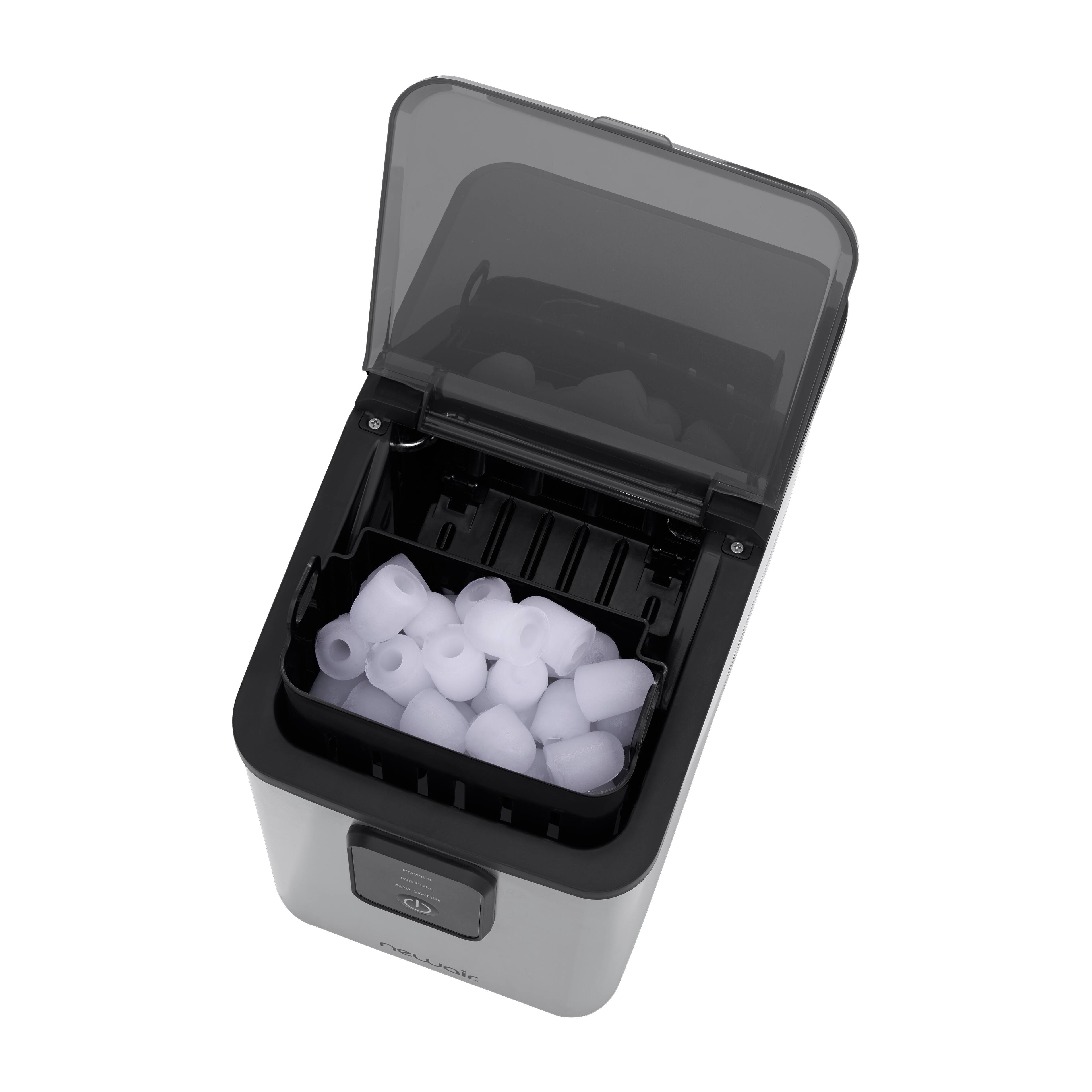 Alt View 8. NewAir - Newair Mini Countertop Bullet Ice Maker in Stainless Steel, 26lbs/Day - Stainless Steel.