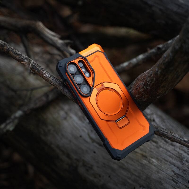 Alt View 2. SUPCASE - UB Grip Rugged MagSafe Case for Samsung Galaxy S26 Ultra – Heavy-Duty Protection with Magnetic Charging Support - Coral.