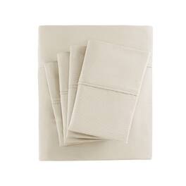 Gracie Mills - Elodie 800 Thread Count Sateen Sheet Set - Ivory