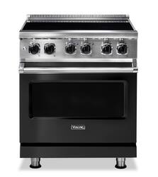 Viking - 5 Series 4.7 Cu. Ft. Freestanding Electric Induction Range - Antique Bronze - Front_Zoom