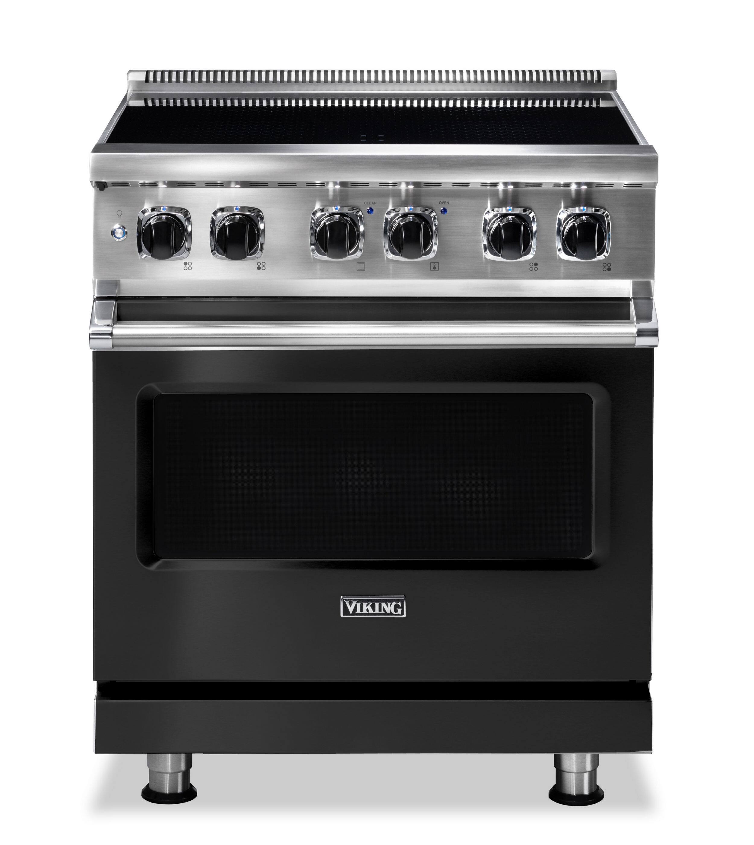 Viking - 5 Series 4.7 Cu. Ft. Freestanding Electric Induction Range - Antique Bronze