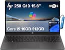 Laptop 250 G10 15.6" Wi-Fi 6 Windows 11 Pro
Core i5 16GB 512GB
hp Pro