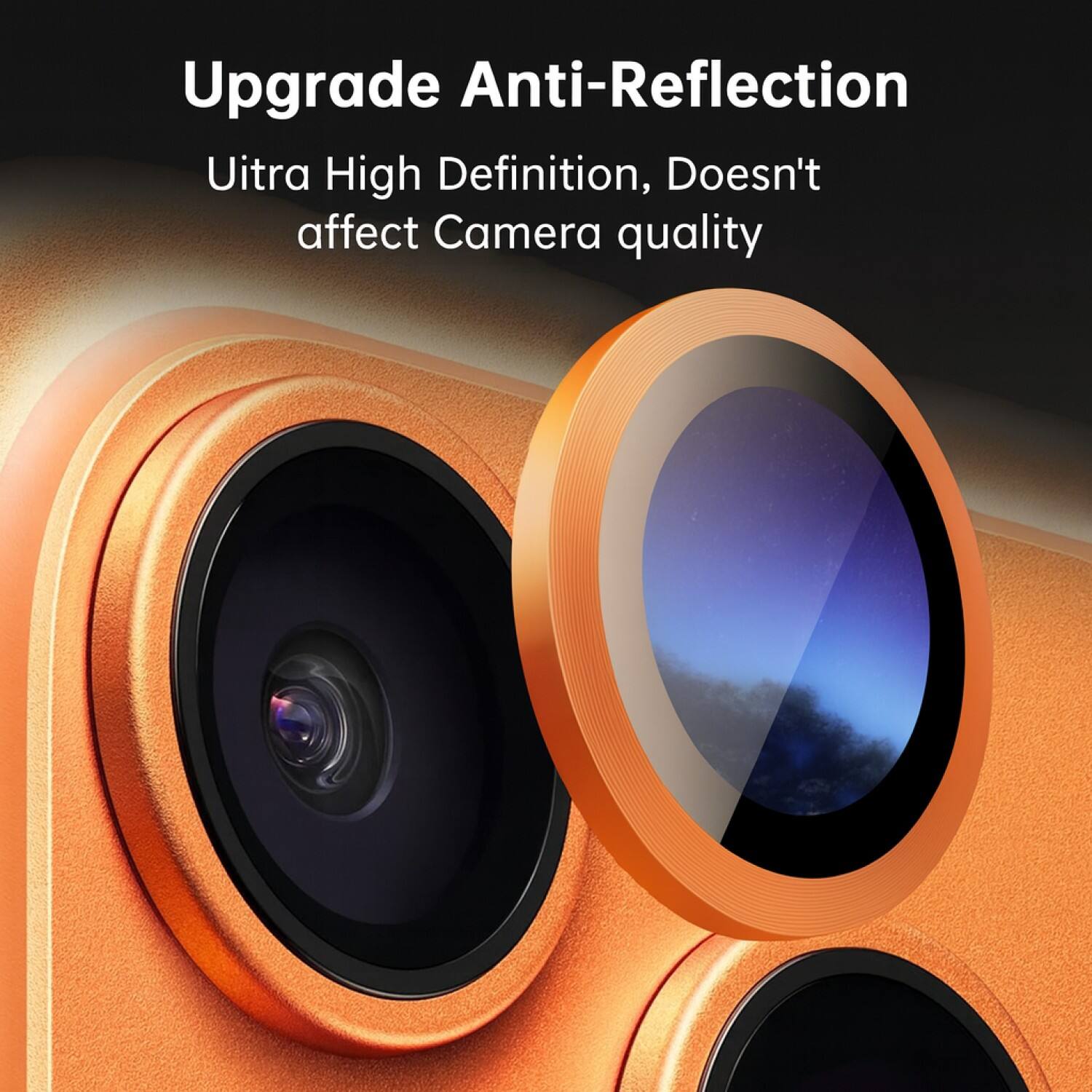 Upgrade Anti-Reflection  
Ultra High Definition, Doesn't affect Camera quality