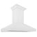 Left. ZLINE - ZLINE 48 in. Wooden Wall Mount Range Hood (KPWW-48) - Shiplap Bright White Finish.
