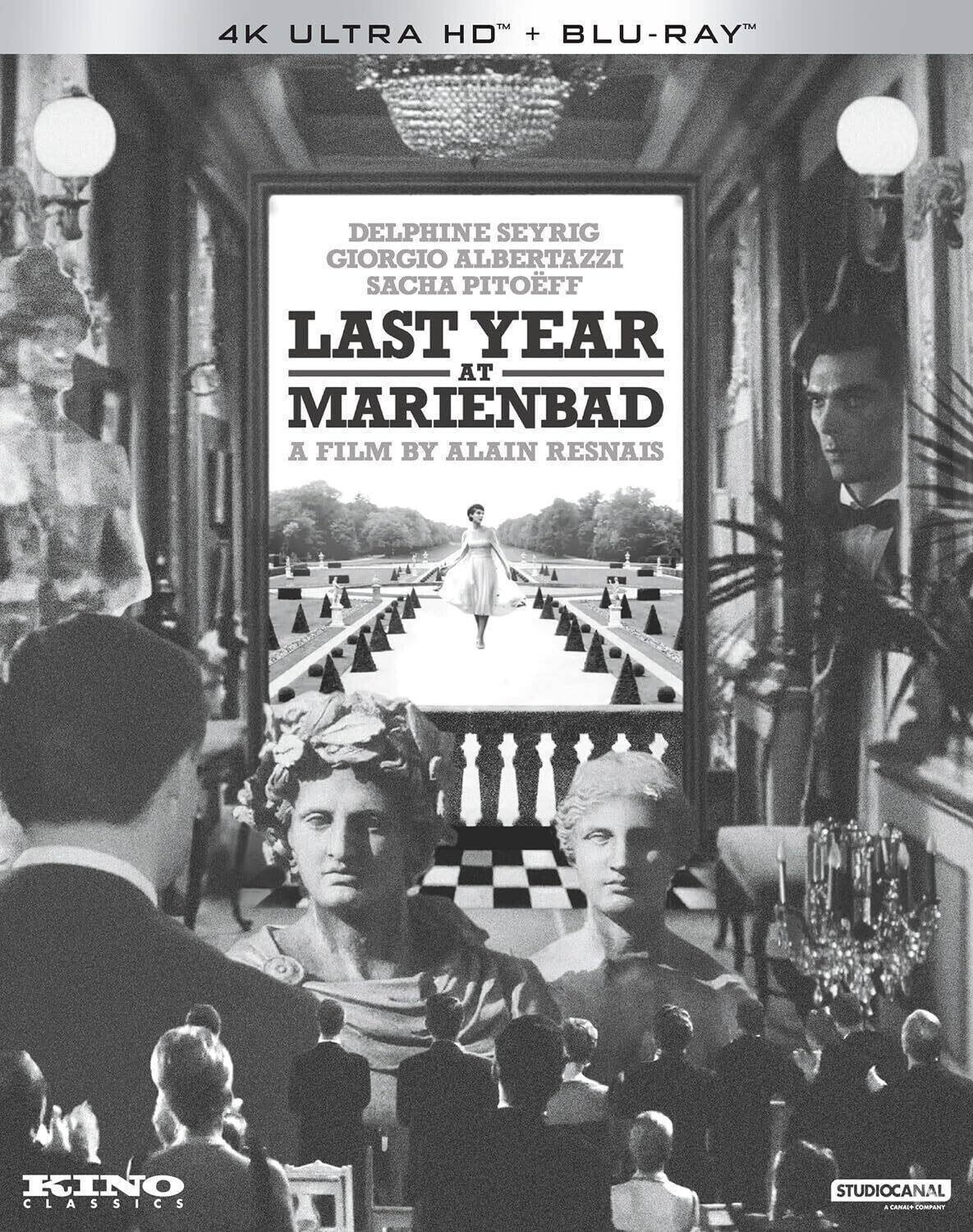Front. Last Year at Marienbad   - 4K Blu-Ray.