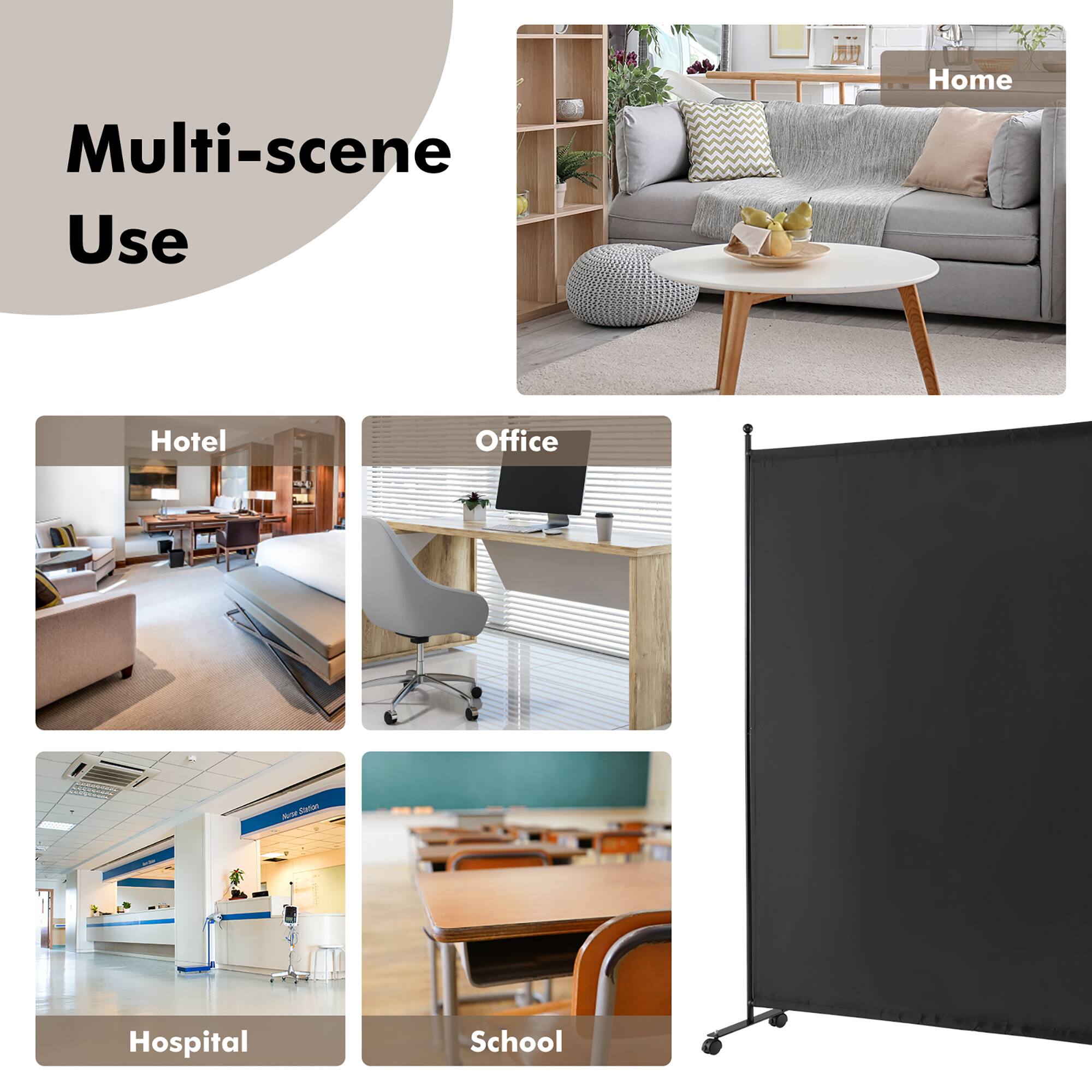 Multi-scene Use

Home
Hotel
Office
Hospital
School